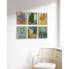 imageHAUS AND HUES Van Gogh Poster Set of 6  Fine Art Paintings Vincent Famous Prints with Black Frame 16x20Van Gogh