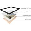 imageHAUS AND HUES Van Gogh Posters  Set of 6 Fine Art Prints Famous Paintings Black Framed 8x10Monet