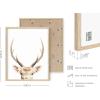 imageHAUS AND HUES Wall Art  Set of 4 Rustic Farm Animal Prints Art Prints 8x10 Beige Framed Kitchen Modern Farmhouse Decor Cow Deer Horse PigBeige Framed