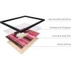 imageHaus and Hues Fashion Wall Art Print  Set of 3 Pink Pictures Wall Decor Fashion Magazine Framed Wall Art Fashion Beauty Framed Wall Art Fashion Art Wall Decor Pink Wall Art 16x20 Framed Black