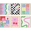 imageHAUS AND HUES Bright City Art Print Set of 616x20Danish Pastel