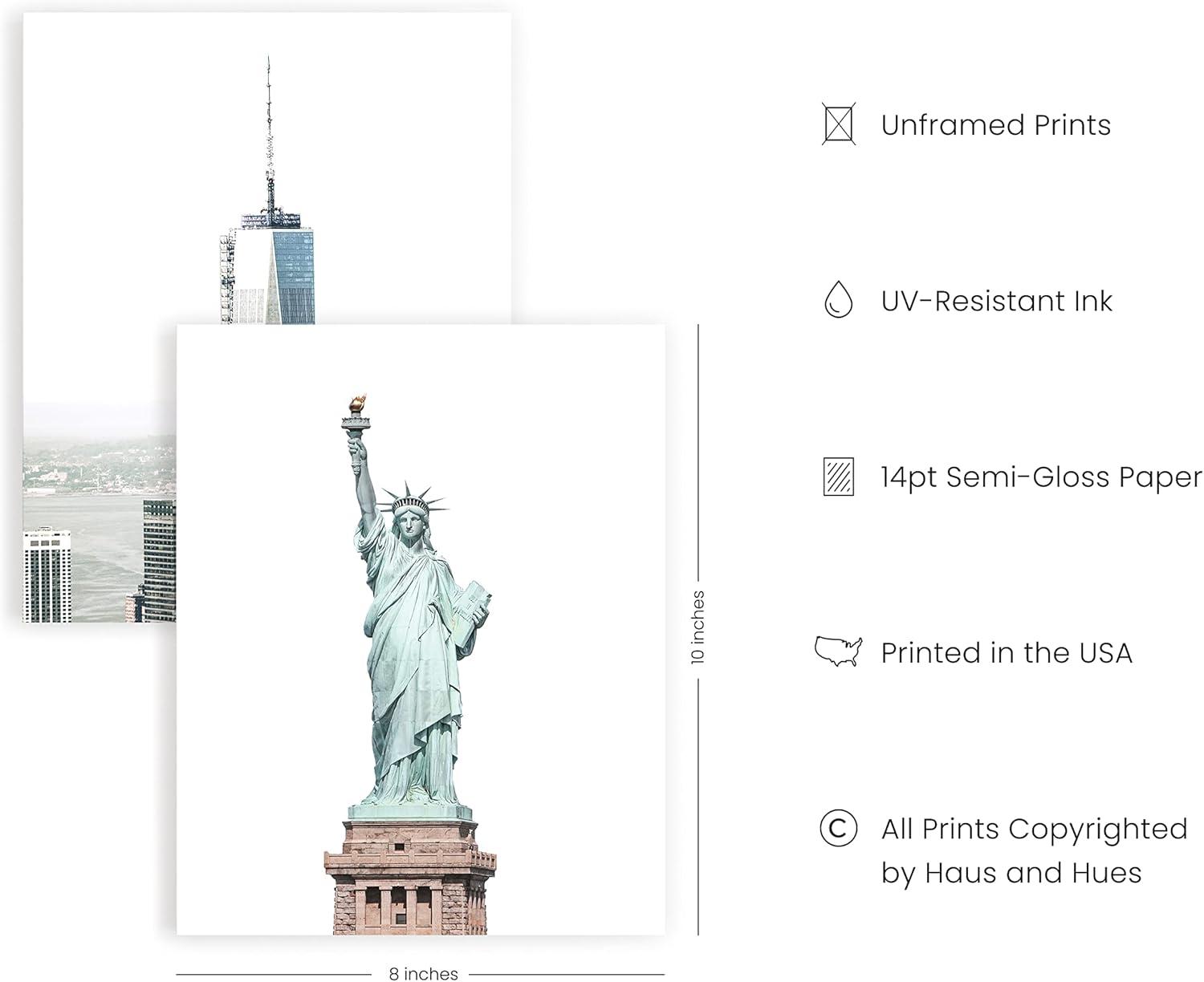 imageHAUS AND HUES Black and White Wall Art  Set of 4 City Map Pictures Paris Wall Decor New York City Wall Art London Art Print Los Angeles City Art Black Frame 11x14Landmark