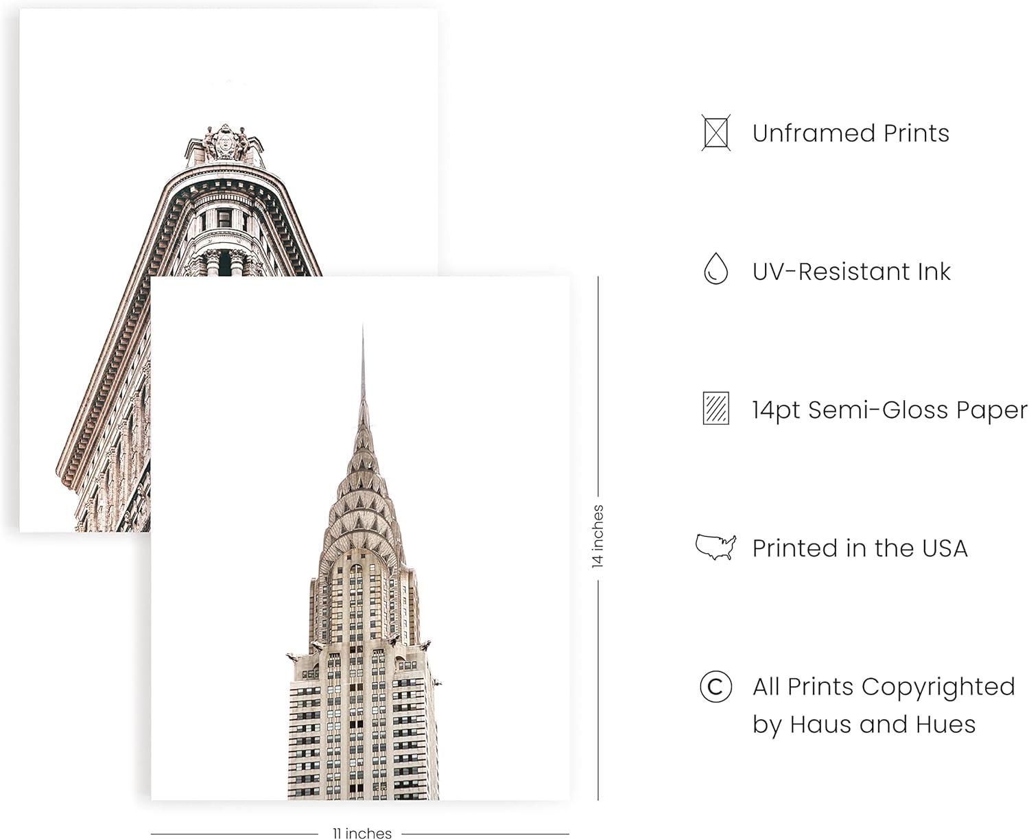 imageHAUS AND HUES Black and White Wall Art  Set of 4 City Map Pictures Paris Wall Decor New York City Wall Art London Art Print Los Angeles City Art Black Frame 11x14Landmark