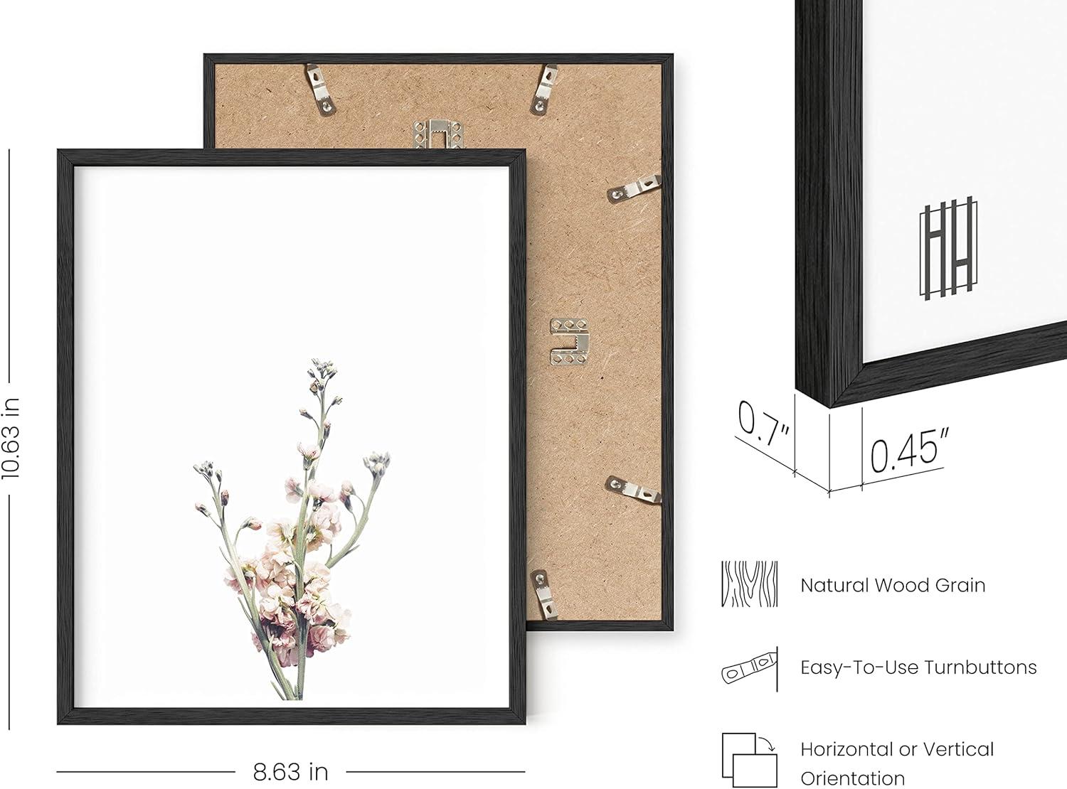 imageHAUS AND HUES Floral ampamp Plant Posters  Set of 6 Botanical Prints Flower ampamp Plant Wall Art Botanical Decor Unframed 16x20Lavender