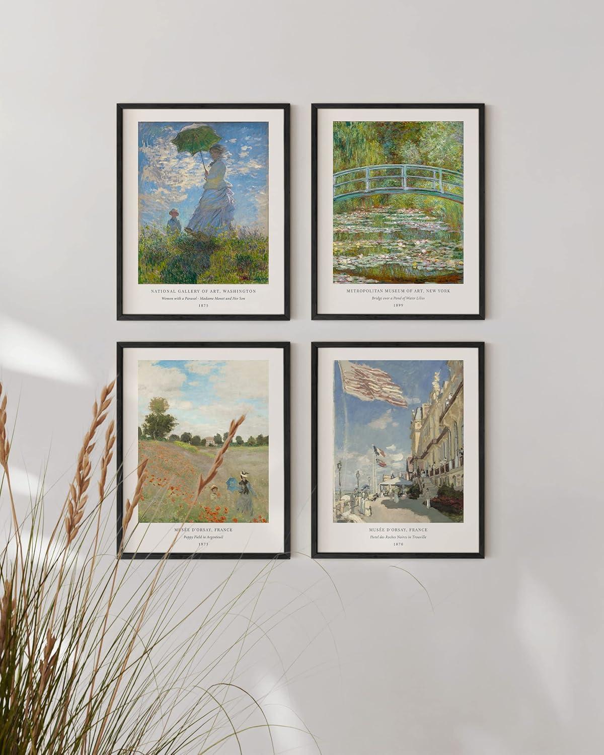 imageHAUS AND HUES Van Gogh Poster  Fine Art Painting of Famous Artwork 8quotx10quotMonet