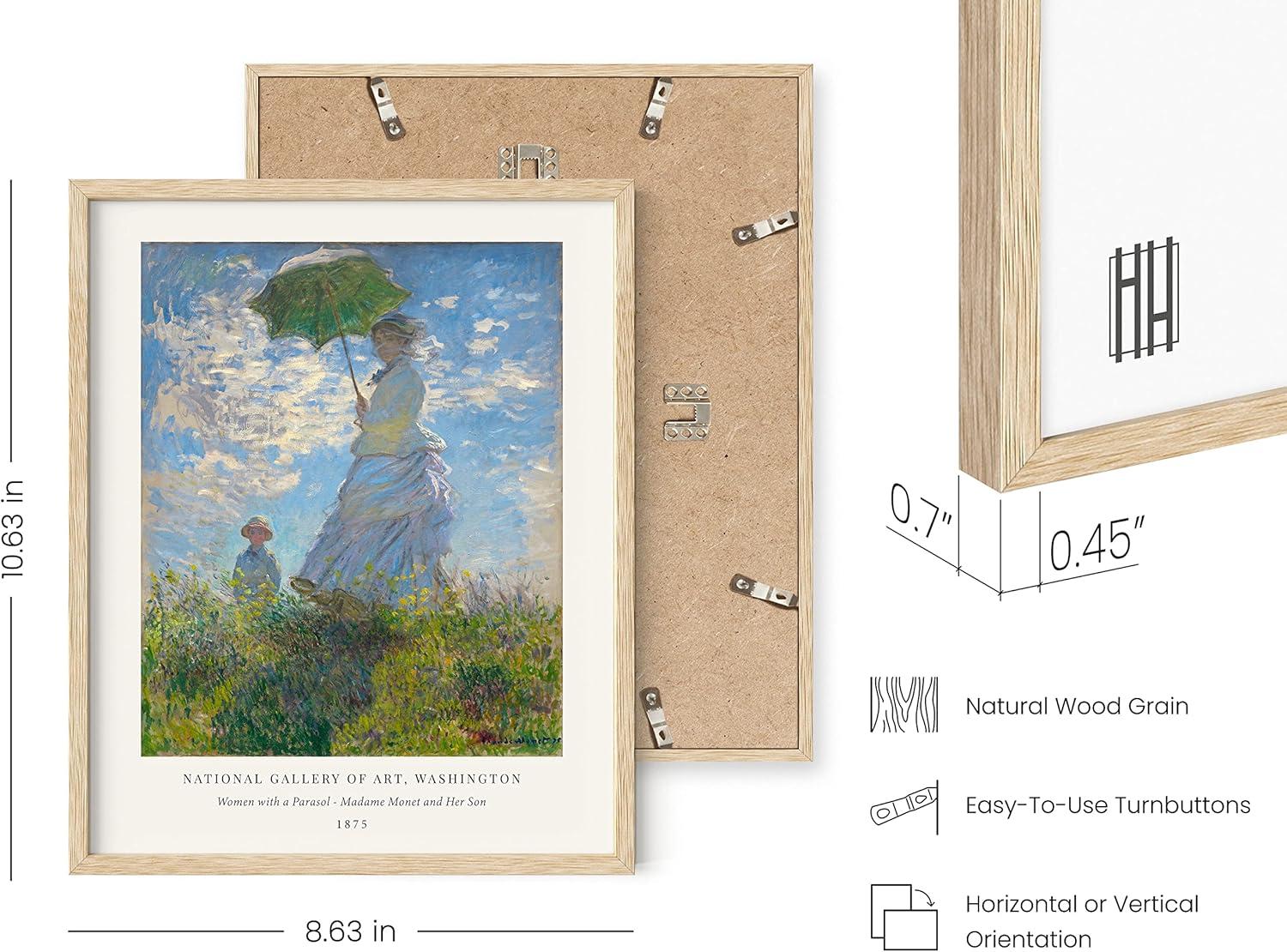imageHAUS AND HUES Van Gogh Poster  Fine Art Painting of Famous Artwork 8quotx10quotMonet