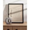 imageHAUS AND HUES Bible Verse Wall Art  Christian Motivational Posters The Lords Prayer Wall Decor Bible Verse Wall Art Bible Quotes Frameable Our Father Prayer Wall Decor Beige Frame 12x16The Blessing