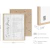 imageHAUS AND HUES Bible Verse Wall Art  Christian Motivational Posters The Lords Prayer Wall Decor Bible Verse Wall Art Bible Quotes Frameable Our Father Prayer Wall Decor Beige Frame 12x16Serenity Prayer