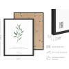 imageHAUS AND HUES Bible Verses Wall Decor  Set of 6 Christian Scripture Art Prints Inspirational Bible Verses Wall Decor Psalms Wall Art Black Frame 11x14Black Framed