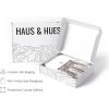 imageHAUS AND HUES Black and White Wall Art  Set of 4 City Map Pictures Paris Wall Decor New York City Wall Art London Art Print Los Angeles City Art Black Frame 11x14Landmark