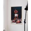 imageHAUS AND HUES Muhammad Ali Posters  Muhammad Ali Canvas Wall Art in Ring Boxing Prints Sports and Gym Artwork Black History Pictures for Wall Sport Posters for Man Cave Beige Framed 16x20Ali Ring
