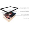imageHAUS AND HUES Muhammad Ali Posters  Muhammad Ali Canvas Wall Art in Ring Boxing Prints Sports and Gym Artwork Black History Pictures for Wall Sport Posters for Man Cave Unframed 12x16Ali Ring