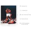 imageHAUS AND HUES Muhammad Ali Posters  Muhammad Ali Canvas Wall Art in Ring Boxing Prints Sports and Gym Artwork Black History Pictures for Wall Sport Posters for Man Cave Unframed 24x36Ali Ring