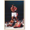 imageHAUS AND HUES Muhammad Ali Posters  Muhammad Ali Canvas Wall Art in Ring Boxing Prints Sports and Gym Artwork Black History Pictures for Wall Sport Posters for Man Cave Black Frame 12x16Ali Ring