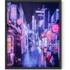 imageRipGrip Tokyo Neon Wall Art Posters  Dorm Room Decorations Cool Posters for Teens Dope Picture Sets Black Frame 12x16Seoul