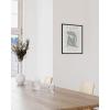 imageHAUS AND HUES Art Poster  Female Figure Line Art 12x16 Unframed Minimalist Wall Decor Green Face Line Modern Abstract Wall Art for Living Room ampamp BedroomGreen Matisse Cutout