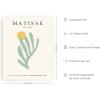 imageHAUS AND HUES Danish Pastel Aesthetic Matisse Poster  Danish Pastel Room Decor Aesthetic Matisse Print ampamp Sage Green Wall Decor Matisse Cutouts Modern Wall Art Abstract Art 16quot x 20quot Framed BeigeGreen Matisse Leaf