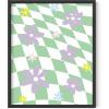 imageHAUS AND HUES Danish Pastel Aesthetic Matisse Poster  Danish Pastel Room Decor Aesthetic Matisse Print ampamp Sage Green Wall Decor Matisse Cutouts Modern Wall Art Abstract 16quot x 20quot Beige FrameGreen Checkerboard