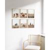 imageHAUS AND HUES Farmhouse Bedroom Wall Decor  Set of 6 Rustic Wall Art Farmhouse Bedroom Decor Southwestern Wall Art Black Frame 16x20Warmtoned Farmhouse