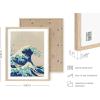 imageHAUS AND HUES Floral ampamp Plant Posters  Set of 6 Botanical Prints Flower ampamp Plant Wall Art Botanical Decor Beige Frame 8x10Vintage Japanese Set