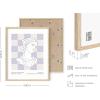 imageHAUS AND HUES Green Posters for Room Aesthetic  Sage Green Wall Art Danish Pastel Room Decor Geometric Green Print for Bedroom Unframed 24quot x 36quotStatue on Purple Checks