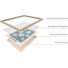 imageHAUS AND HUES Green Posters for Room Aesthetic  Sage Green Wall Art Danish Pastel Room Decor Geometric Green Print for Bedroom Unframed 24quot x 36quotFlower Market Stockholm