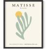 imageHAUS AND HUES Positive Quotes Art  Kindness Quotes Wall Decor Cute Posters for Teen 24x36 Framed BlackGreen Matisse Leaf
