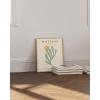imageHAUS AND HUES Positive Quotes Art  Kindness Quotes Wall Decor Cute Posters for Teen 24x36 Framed BlackGreen Matisse Leaf