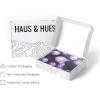 imageHAUS AND HUES Purple Pictures Wall Decor  Girls Wall Art for Bedroom Aesthetic Neon Posters Purple Wall Decor for Bedroom Black Framed 16x20Disco Balls