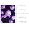 imageHAUS AND HUES Purple Pictures Wall Decor  Girls Wall Art for Bedroom Aesthetic Neon Posters Purple Wall Decor for Bedroom Black Framed 16x20Disco Balls