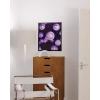 imageHAUS AND HUES Purple Pictures Wall Decor  Girls Wall Art for Bedroom Aesthetic Neon Posters Purple Wall Decor for Bedroom Black Framed 16x20Disco Balls