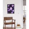 imageHAUS AND HUES Purple Pictures Wall Decor  Girls Wall Art for Bedroom Aesthetic Neon Posters Purple Wall Decor for Bedroom Black Framed 16x20Disco Balls