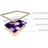 imageHAUS AND HUES Purple Pictures Wall Decor  Girls Wall Art for Bedroom Aesthetic Neon Posters Purple Wall Decor for Bedroom Black Framed 16x20Disco Balls