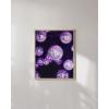 imageHAUS AND HUES Purple Pictures Wall Decor  Girls Wall Art for Bedroom Aesthetic Neon Posters Purple Wall Decor for Bedroom Black Framed 16x20Disco Balls