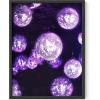 imageHAUS AND HUES Purple Pictures Wall Decor  Girls Wall Art for Bedroom Aesthetic Neon Posters Purple Wall Decor for Bedroom Black Framed 16x20Disco Balls