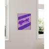 imageHAUS AND HUES Purple Pictures Wall Decor  Girls Wall Art for Bedroom Aesthetic Neon Posters Purple Wall Decor for Bedroom Black Framed 16x20Heart Glasses