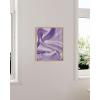 imageHAUS AND HUES Purple Pictures Wall Decor  Girls Wall Art for Bedroom Aesthetic Neon Posters Purple Wall Decor for Bedroom Black Framed 16x20Lavender Silk