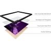 imageHAUS AND HUES Purple Pictures Wall Decor  Girls Wall Art for Bedroom Aesthetic Neon Posters Purple Wall Decor for Bedroom Black Framed 16x20Purple Eiffel Tower