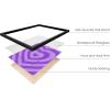 imageHAUS AND HUES Purple Pictures Wall Decor  Girls Wall Art for Bedroom Aesthetic Neon Posters Purple Wall Decor for Bedroom Black Framed 16x20Purple Layered Heart