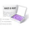 imageHAUS AND HUES Purple Pictures Wall Decor  Girls Wall Art for Bedroom Aesthetic Neon Posters Purple Wall Decor for Bedroom Black Framed 16x20Purple Layered Heart