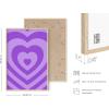 imageHAUS AND HUES Purple Pictures Wall Decor  Girls Wall Art for Bedroom Aesthetic Neon Posters Purple Wall Decor for Bedroom Black Framed 16x20Purple Layered Heart