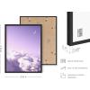 imageHAUS AND HUES Purple Pictures Wall Decor  Girls Wall Art for Bedroom Aesthetic Neon Posters Purple Wall Decor for Bedroom Black Framed 16x20Purple Sky