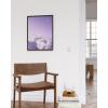imageHAUS AND HUES Purple Pictures Wall Decor  Girls Wall Art for Bedroom Aesthetic Neon Posters Purple Wall Decor for Bedroom Black Framed 16x20Purple Sky
