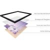imageHAUS AND HUES Purple Pictures Wall Decor  Girls Wall Art for Bedroom Aesthetic Neon Posters Purple Wall Decor for Bedroom Black Framed 16x20Purple Sky