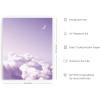 imageHAUS AND HUES Purple Pictures Wall Decor  Girls Wall Art for Bedroom Aesthetic Neon Posters Purple Wall Decor for Bedroom Black Framed 16x20Purple Sky