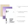 imageHAUS AND HUES Purple Pictures Wall Decor  Girls Wall Art for Bedroom Aesthetic Neon Posters Purple Wall Decor for Bedroom Black Framed 16x20Purple Sky