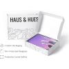 imageHAUS AND HUES Purple Pictures Wall Decor  Girls Wall Art for Bedroom Aesthetic Neon Posters Purple Wall Decor for Bedroom Black Framed 16x20Purple Topsy Turvy