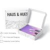 imageHAUS AND HUES Purple Pictures Wall Decor  Girls Wall Art for Bedroom Aesthetic Neon Posters Purple Wall Decor for Bedroom Black Framed 16x20Purple Topsy Turvy