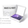 imageHAUS AND HUES Purple Pictures Wall Decor  Girls Wall Art for Bedroom Aesthetic Neon Posters Purple Wall Decor for Bedroom Black Framed 16x20String Lights