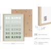 imageHAUS AND HUES Sage Green Wall Decor  Aesthetic Green Room Art Minimalist Botanical Prints Dark Green Bedroom ampamp Dorm Posters Framed Black 16quot x 20quotBe Kind